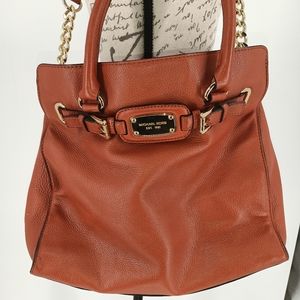 Micheal Kors Hamilton East/West Large Leather Bag